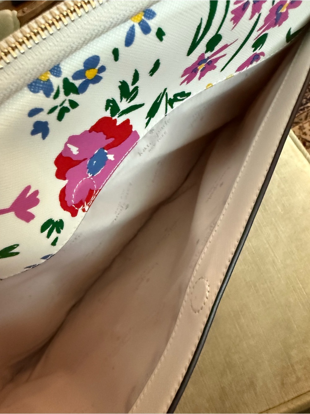 🌸 Kate Spade New York Garden Bouquet Floral Laptop Sleeve 15” White Multi - Picture 6 of 14
